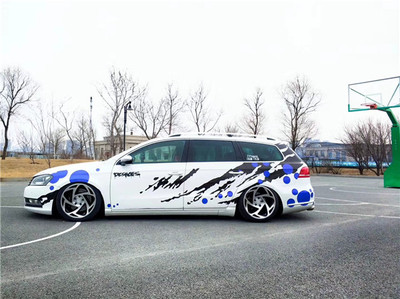 【AIRBFT】大众迈腾旅行版改装气动避震低趴案例分享