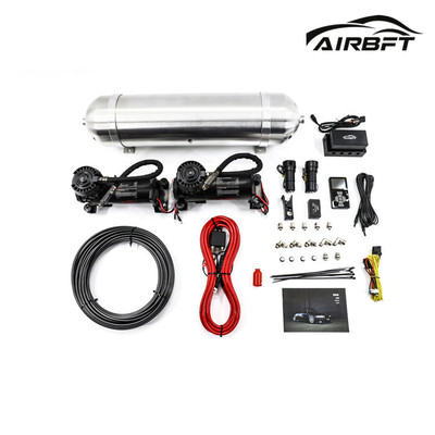 AIRBFT空气悬挂系统套件V4-P3-C2-T5双泵大罐套件